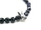 ��MAD CULT/�ޥåɥ���ȡۡ�Evil Rabbit Stone Bracelet��Cut Onyx��/�����ӥ��ӥåȥ��ȡ���֥쥹��åȡɥ��åȥ��˥����ɡ�(SB-22)