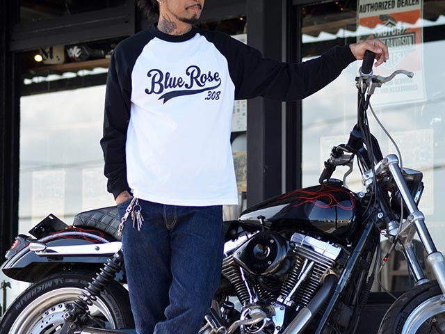 ルグランブルー LGB BACKCROSS 長袖 Vネック L.G.BルグランブルースカルバッククロスL skull back cross