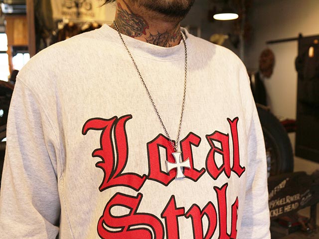 ��WEIRDO JEWELRY/���������ɥ��奨�꡼�ۡ�Big Cross Top witn Necklace Chain/�ӥå��������ȥåץ������ͥå��쥹���������(Silver925��White)