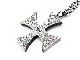 ��WEIRDO JEWELRY/���������ɥ��奨�꡼�ۡ�Big Cross Top witn Necklace Chain/�ӥå��������ȥåץ������ͥå��쥹���������(Silver925��White)