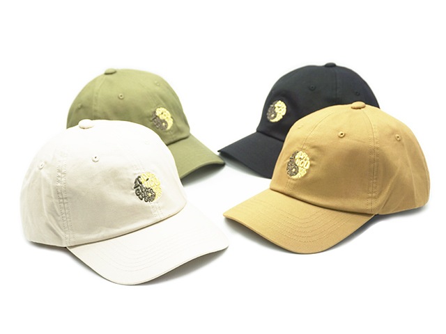 ��4����BLUCO/�֥륳��2024SS��6 Panel Cap"Ying Yang"/6�ѥͥ륭��åסɥ�����ɡ�(143-61-004)