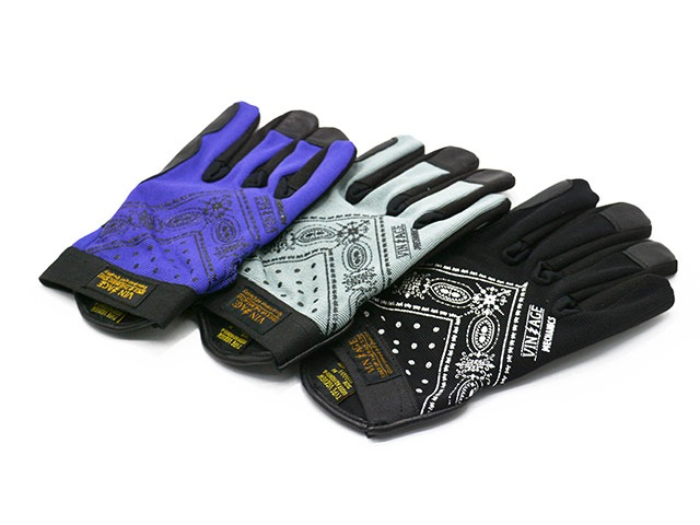 3Vin&Age/&2025SSFast Color Pattern Mechanic Glove/եȥ顼ѥᥫ˥å֡(VMG1)