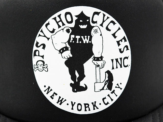 ��PSYCHO CYCLES/�������������륹�ۡ�Trucker Cap��Axeman��/�ȥ�å�������åסɥ��å����ޥ�ɡ�