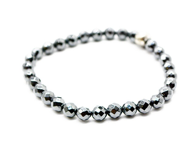 ��MAD CULT/�ޥåɥ���ȡۡ�Fucking BABY Stone Bracelet��Cut Hematite��/�ե��å��󥰥٥��ӡ����ȡ���֥쥹��åȡɥ��åȥإޥ����ȡɡ�(SB-16)