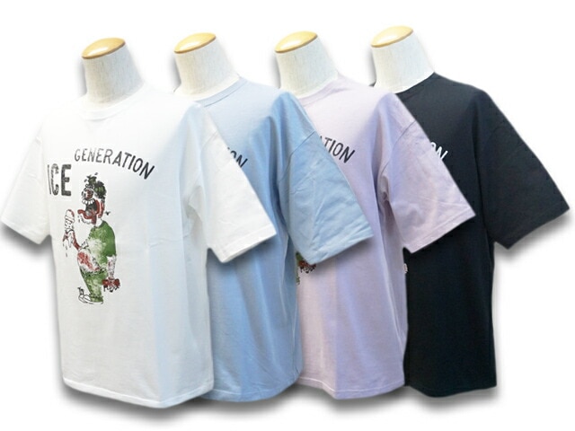 (50% OFF)��4����POP EYES/�ݥåץ�������2022SS��Crew Neck S/S Easy Tee��ICE GENERATION��/���롼�ͥå����硼�ȥ��꡼�֥�������Tee�ɥ����������ͥ졼������(UNCHANGING LOVE/��������󥸥󥰥��/MISTER X/�ߥ��������å���/����եѥå�)