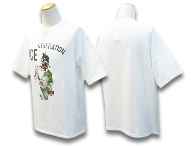 (50% OFF)��4����POP EYES/�ݥåץ�������2022SS��Crew Neck S/S Easy Tee��ICE GENERATION��/���롼�ͥå����硼�ȥ��꡼�֥�������Tee�ɥ����������ͥ졼������(UNCHANGING LOVE/��������󥸥󥰥��/MISTER X/�ߥ��������å���/����եѥå�)