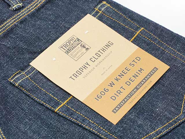 ��TROPHY CLOTHING/�ȥ��ե������������󥰡ۡ�W Knee Standard Dirt Denim/���֥�ˡ�����������ɥ����ȥǥ˥��(1606)