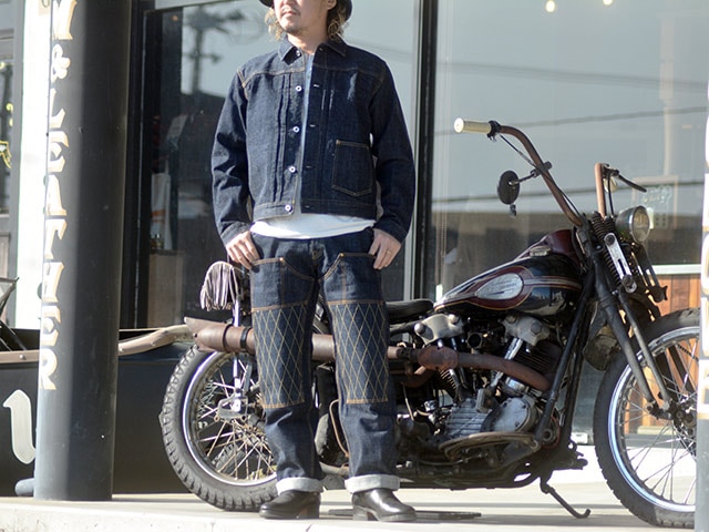 ��TROPHY CLOTHING/�ȥ��ե������������󥰡ۡ�W Knee Standard Dirt Denim/���֥�ˡ�����������ɥ����ȥǥ˥��(1606)