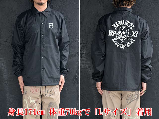 ��HWZN BROSS/�ϥ�����֥����ۡߡ�Cool Tattooing Masato/�����륿�ȥ������󥰥ޥ��ȡۡߡ�WOLF PACK/����եѥå��ۡ�WP German Skull Nylon Coach Jacket/WP���㡼�ޥ󥹥���ʥ����󥳡������㥱�åȡ�