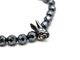 ��MAD CULT/�ޥåɥ���ȡۡ�Evil Rabbit Stone Bracelet��Cut Hematite��/�����ӥ��ӥåȥ��ȡ���֥쥹��åȡɥ��åȥإޥ����ȡɡ�(SB-22)