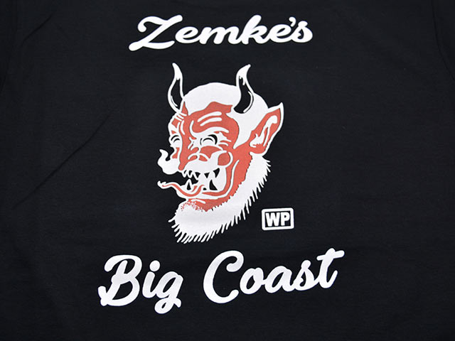 ��2����ZEMKE'S WHEELS WEAR/���ॱ���ۥ����륺�������ۡ�Crew Neck S/S Tee��DEVIL��/���롼�ͥå����硼�ȥ��꡼��Tee�ɥǥӥ�ɡ�