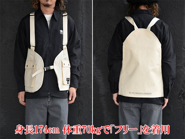 ��3����BLUCO/�֥륳��2026SS��Brick Nylon Utility Vest/�֥�å��ʥ�����桼�ƥ���ƥ����٥��ȡ�(161-35-016)