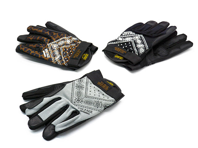 ��3����Vin&Age/������&��������2026SS��Fast Color Pattern Mechanic Glove/�ե����ȥ��顼�ѥ�����ᥫ�˥å��������֡�(VMG1)