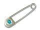 ��FIRST ARROW's/�ե������ȥ��������ۡ�Small Safety Pins with Turquoise/�����������դ����⡼�륻���եƥ����ԥ󥺡�(O-244)