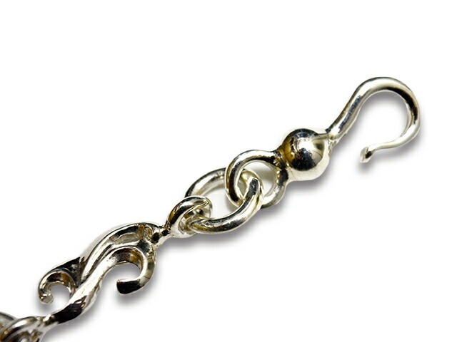��FIRST ARROW's/�ե������ȥ��������ۡ�Large Eagle Claw with K18��Left��+Large Embossed Arabesque Necklace Chain/K18�ե顼���������륯�����ɺ�������+�顼���⤭����ͥå��쥹���������(P-025L+P-023)