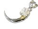 ��FIRST ARROW's/�ե������ȥ��������ۡ�Large Eagle Claw with K18��Left��+Large Embossed Arabesque Necklace Chain/K18�ե顼���������륯�����ɺ�������+�顼���⤭����ͥå��쥹���������(P-025L+P-023)