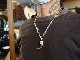 ��FIRST ARROW's/�ե������ȥ��������ۡ�Large Eagle Claw with K18��Left��+Large Embossed Arabesque Necklace Chain/K18�ե顼���������륯�����ɺ�������+�顼���⤭����ͥå��쥹���������(P-025L+P-023)