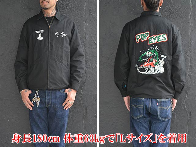 POP EYES/ݥåץ2023AWPopsville Vietnam Jacket/ݥåץӥ٥ȥʥॸ㥱åȡ(23AW-PPE-001)(UNCHANGING LOVE/󥸥󥰥/MISTER X/ߥå/ᥫ/ۥåȥå/ϡ졼/WOLF PACK/եѥå)