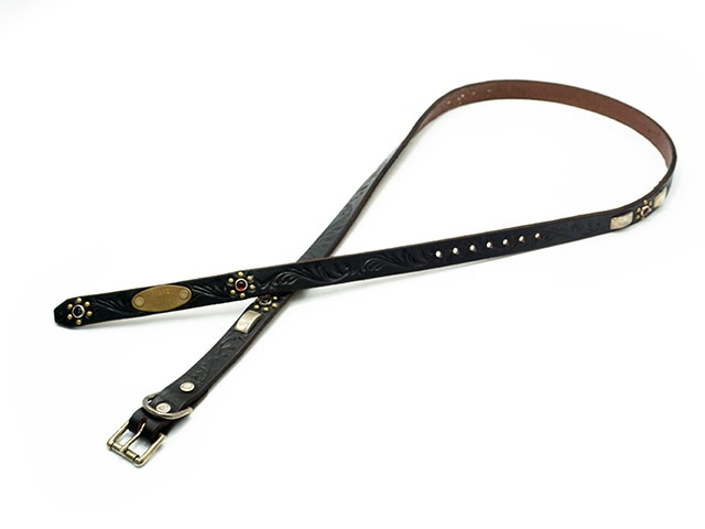 htc ナローベルト　スタッズ HTC 'NARROW BELT'ナローベルト FLOWER STUDS フラワースタッズ