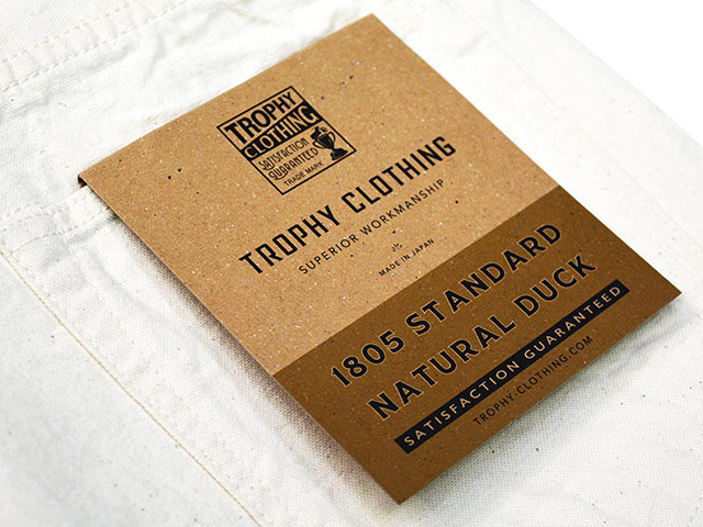 ��TROPHY CLOTHING/�ȥ��ե������������󥰡ۡ�Standard Natural Duck Lot.1805/����������ɥʥ�������å�Lot.1805��