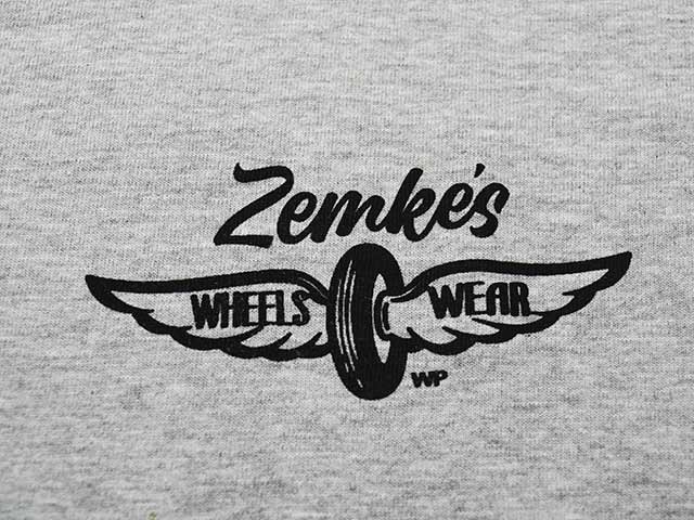 ��2����ZEMKE'S WHEELS WEAR/���ॱ���ۥ����륺�������ۡ�Crew Neck S/S Tee��KAR CLUB��/���롼�ͥå����硼�ȥ��꡼��Tee�ɥ�������֡ɡ�