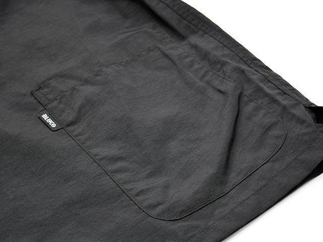 ��4����BLUCO/�֥륳��2026SS��Nylon Full Zip Shirt/�ʥ�����ե른�åץ���ġ�(161-11-014)