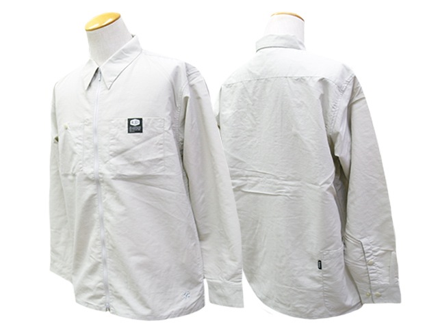 ��4����BLUCO/�֥륳��2026SS��Nylon Full Zip Shirt/�ʥ�����ե른�åץ���ġ�(161-11-014)