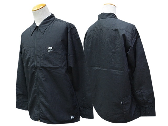 ��4����BLUCO/�֥륳��2026SS��Nylon Full Zip Shirt/�ʥ�����ե른�åץ���ġ�(161-11-014)