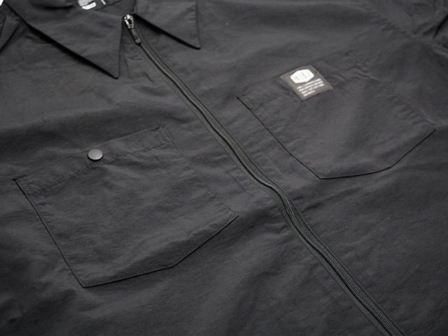 ��4����BLUCO/�֥륳��2026SS��Nylon Full Zip Shirt/�ʥ�����ե른�åץ���ġ�(161-11-014)