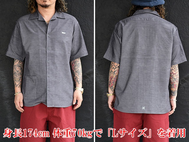 ��4����BLUCO/�֥륳��2026SS��Stretch Summer Corduroy S/S Shirt/���ȥ�å����ޡ������ǥ�������硼�ȥ��꡼�֥���ġ�(163-21-019)