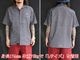 ��4����BLUCO/�֥륳��2026SS��Stretch Summer Corduroy S/S Shirt/���ȥ�å����ޡ������ǥ�������硼�ȥ��꡼�֥���ġ�(163-21-019)