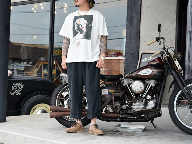 ��2����UNCHANGING LOVE/��������󥸥󥰥�֡�2026AW�֡�Marilyn Monroe�� I'm dreaming S/S Tee/�ɥޥ��󡦥������ɥ�����ɥ꡼�ߥ󥰥��硼�ȥ��꡼��Tee��(UCL-01)