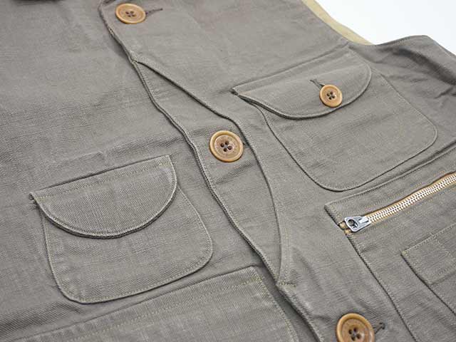 ��FREE WHEELERS/�ե꡼�ۥ����顼����2023SF��Sleeveless Coat��Yellowstone��/���꡼�֥쥹�����ȡɥ����������ȡ���ɡ�(2321018)(���ᥫ��/�����ȥɥ�/�ߥ꥿�꡼/�ϡ��졼/�ۥåȥ��å�/WOLF PACK/����եѥå�)