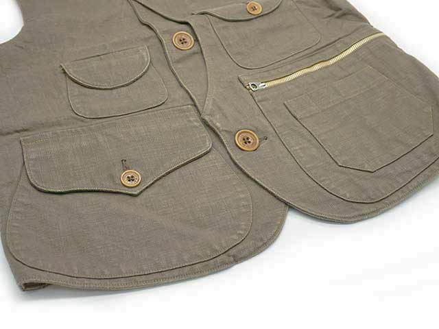 ��FREE WHEELERS/�ե꡼�ۥ����顼����2023SF��Sleeveless Coat��Yellowstone��/���꡼�֥쥹�����ȡɥ����������ȡ���ɡ�(2321018)(���ᥫ��/�����ȥɥ�/�ߥ꥿�꡼/�ϡ��졼/�ۥåȥ��å�/WOLF PACK/����եѥå�)