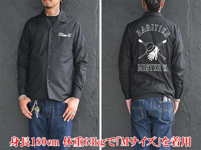 ��MISTER X/�ߥ��������å�����2023AW��Rarities Club Shirts/�쥢��ƥ���������֥���ġ�(23AW-MRX-02)(UNCHANGING LOVE/��������󥸥󥰥��/POP EYES/�ݥåץ�����/���ᥫ��/�ۥåȥ��å�/�ϡ��졼/WOLF PACK/����եѥå�)
