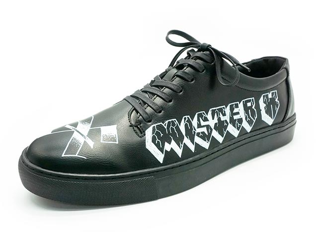 (50% OFF)��8���MISTER X/�ߥ��������å�����2023AW��Prisoner Shoes��Hand Paint��/�ץꥺ�ʡ����塼���ɥϥ�ɥڥ���ȡɡ�(UNCHANGING LOVE/��������󥸥󥰥��/POP EYES/�ݥåץ�����/���ᥫ��/�ۥåȥ��å�/�ϡ��졼/WOLF PACK/����եѥå�)