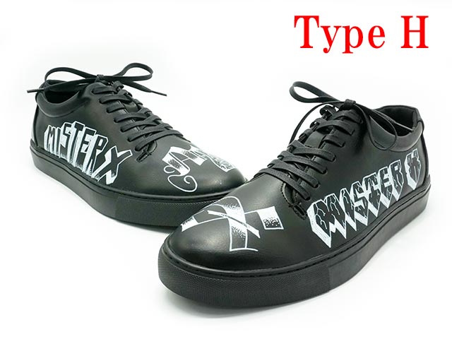(50% OFF)��8���MISTER X/�ߥ��������å�����2023AW��Prisoner Shoes��Hand Paint��/�ץꥺ�ʡ����塼���ɥϥ�ɥڥ���ȡɡ�(UNCHANGING LOVE/��������󥸥󥰥��/POP EYES/�ݥåץ�����/���ᥫ��/�ۥåȥ��å�/�ϡ��졼/WOLF PACK/����եѥå�)