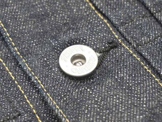 ��TROPHY CLOTHING/�ȥ��ե������������󥰡ۡ�Button Jacket Dirt Denim/�ܥ��󥸥㥱�åȥ����ȥǥ˥��(2605)