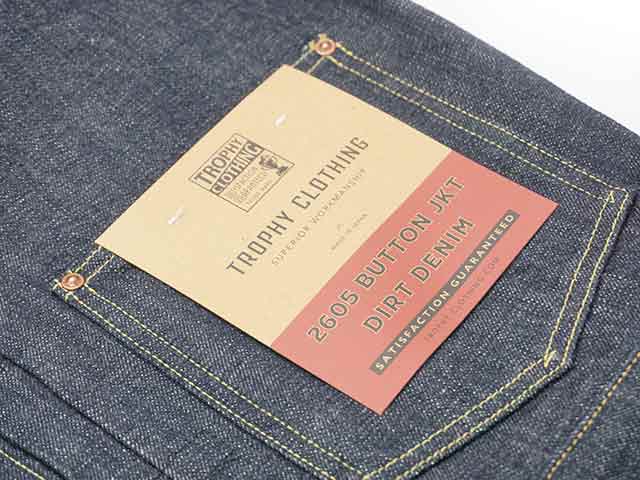 ��TROPHY CLOTHING/�ȥ��ե������������󥰡ۡ�Button Jacket Dirt Denim/�ܥ��󥸥㥱�åȥ����ȥǥ˥��(2605)