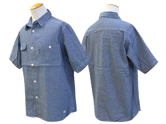 (30% OFF)��2����BLUCO/�֥륳��2025SS��Chambray S/S Work Shirts/�����֥졼���硼�ȥ��꡼�֥������ġ�(153-21-005)