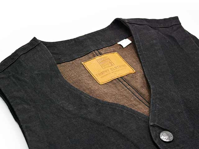TROPHY CLOTHING/ȥե󥰡2025SSRancher Vest Blackie Denim/㡼ǥ˥֥åǥ˥(3905)