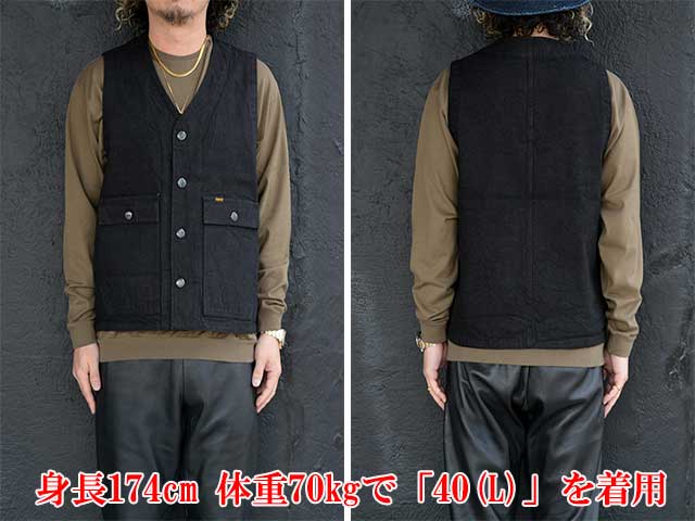 TROPHY CLOTHING/ȥե󥰡2025SSRancher Vest Blackie Denim/㡼ǥ˥֥åǥ˥(3905)