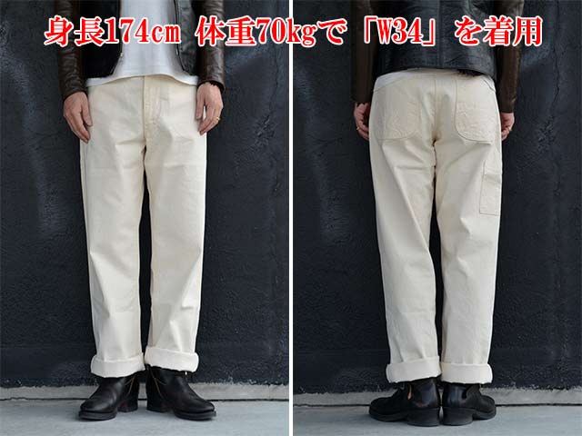 ��TROPHY CLOTHING/�ȥ��ե������������󥰡ۡ�Painter Natural Duck Lot.1807/�ڥ��󥿡��ʥ�������å�Lot.1807��