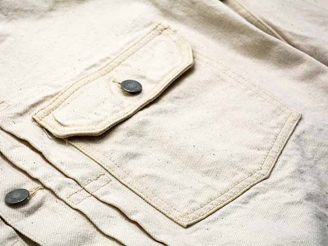 ��FULLCOUNT/�ե륫����ȡۡ�1st Model Denim Jacket��Ecru Selvedge��/�ե������ȥ�ǥ�ǥ˥ॸ�㥱�åȡɥ�����奻��ӥå��ɡ�(2107EC/13.7oz)