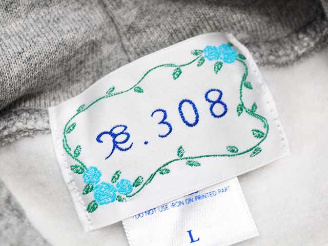 ��4����BLUE ROSE.308/�֥롼������.308�ۡ�12oz Heavy Weight Sweat Pullover Parka"Wheel Flag"/12���󥹥إӡ��������ȥ������åȥץ륪���С��ѡ������ɥۥ�����ե�å�"��