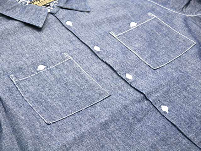 ��2����Vin&Age/������&��������2026SS��Open Collar Chambray Shirts/�����ץ󥫥顼�����֥졼����ġ�(VSL11)