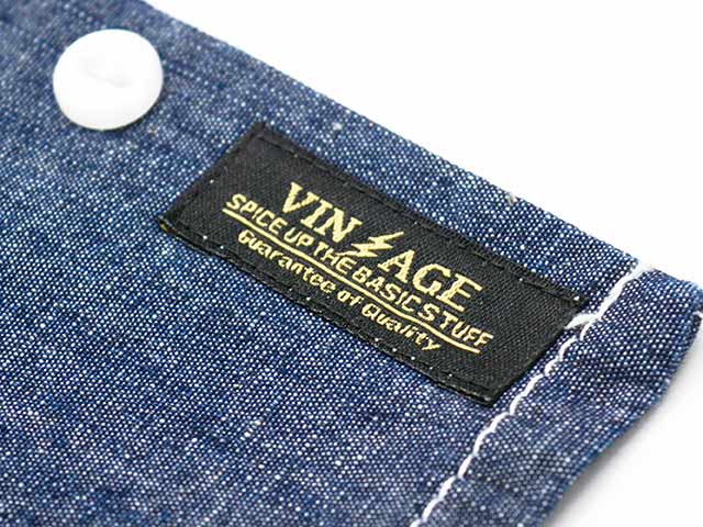 ��2����Vin&Age/������&��������2026SS��Open Collar Chambray Shirts/�����ץ󥫥顼�����֥졼����ġ�(VSL11)