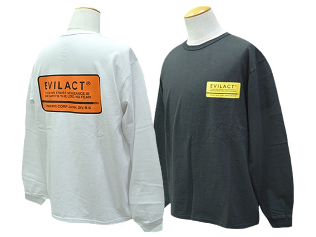 ��2����EVILACT/�����֥륢���ȡ�2026SS��BOX LOGO L/S Tee/�ܥå����������󥰥��꡼��Tee��(EA26-ACT1-T02)