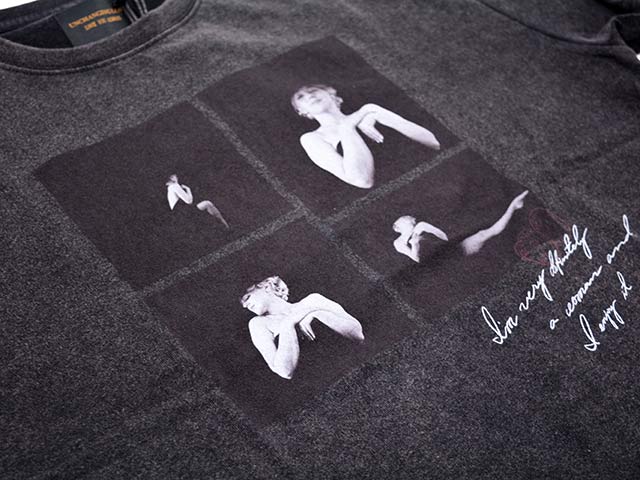 ��2����UNCHANGING LOVE/��������󥸥󥰥�֡�2026AW�֡�Marilyn Monroe�� Enjoy it S/S Tee/�ɥޥ��󡦥������ɥ��󥸥祤���åȥ��硼�ȥ��꡼��Tee��(UCL-02)