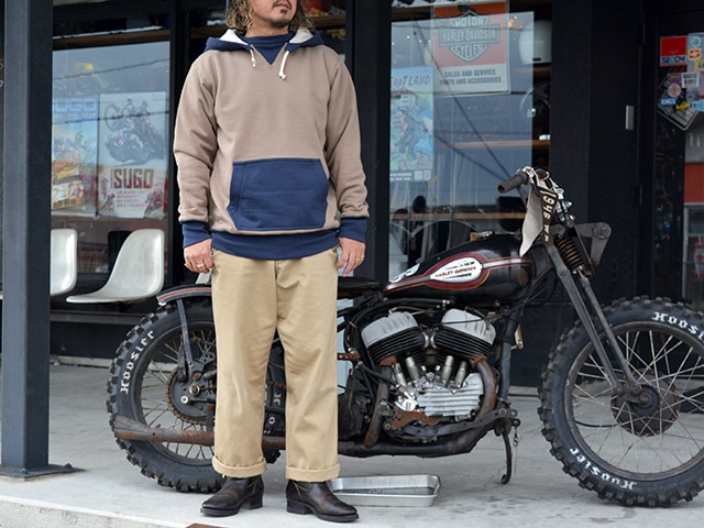 ��FREE WHEELERS/�ե꡼�ۥ����顼����2026FW�֡�AFTER HOOD SWEAT SHIRT SET-IN SLEEVE�� DOUBLE FACE/�ɥ��ե����ա��ɥ������åȥ���ĥ��åȥ��󥹥꡼�֡ɥ��֥�ե������ɡ�(2634004)